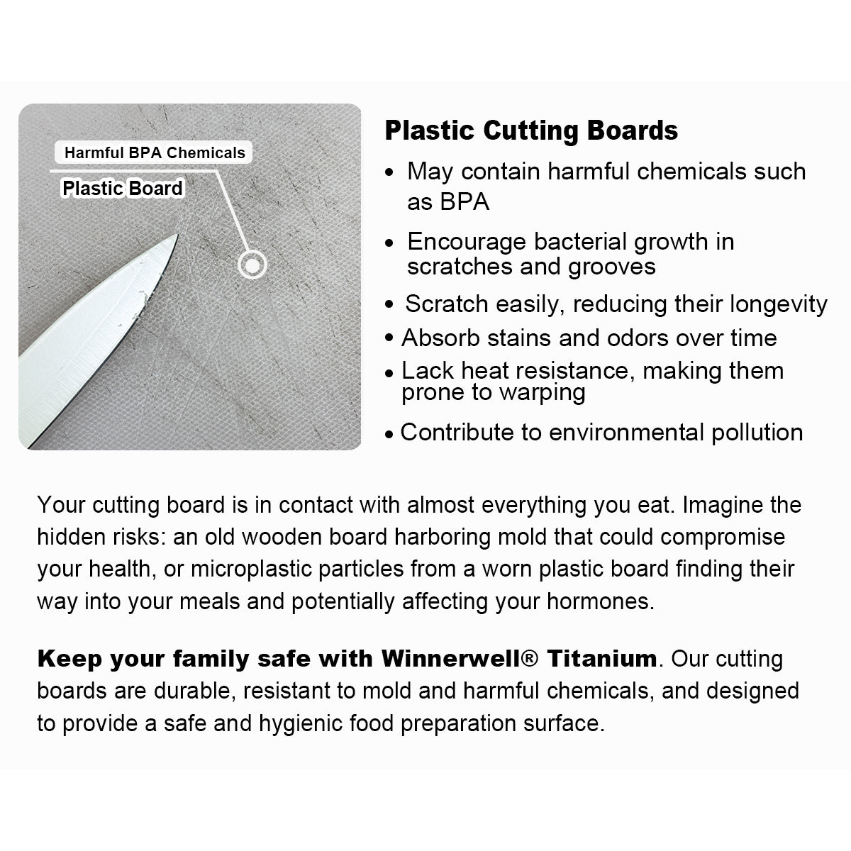 Winnerwell® Titanium Cutting Board