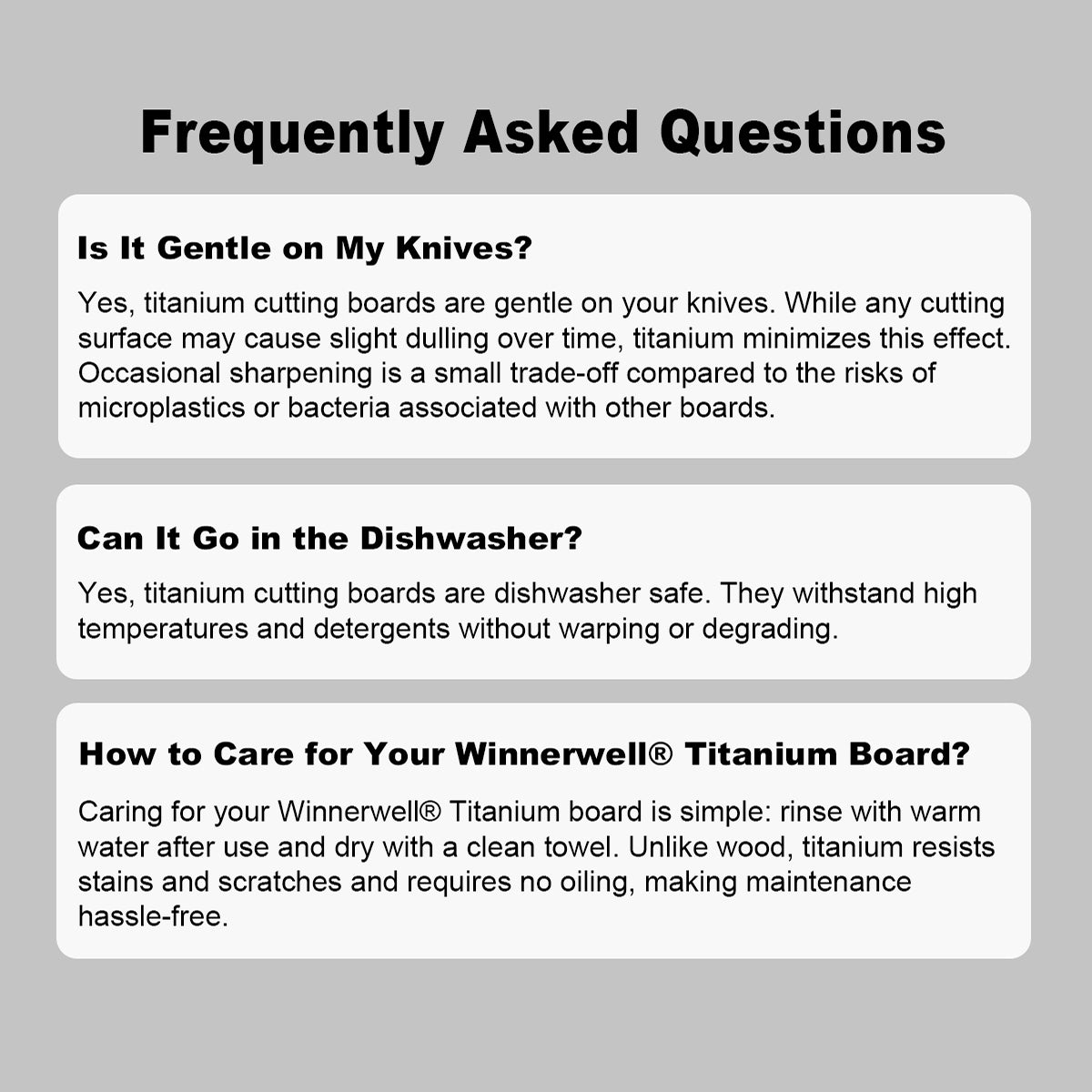Winnerwell® Titanium Cutting Board