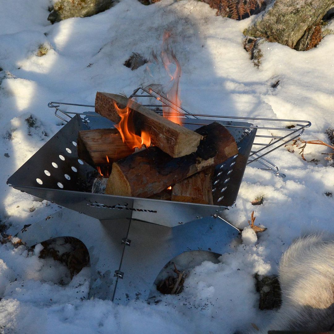 ブライス アウトフィット　⑤ Winnerwell L-sized Flat Firepit Fire Pit for Group Camping