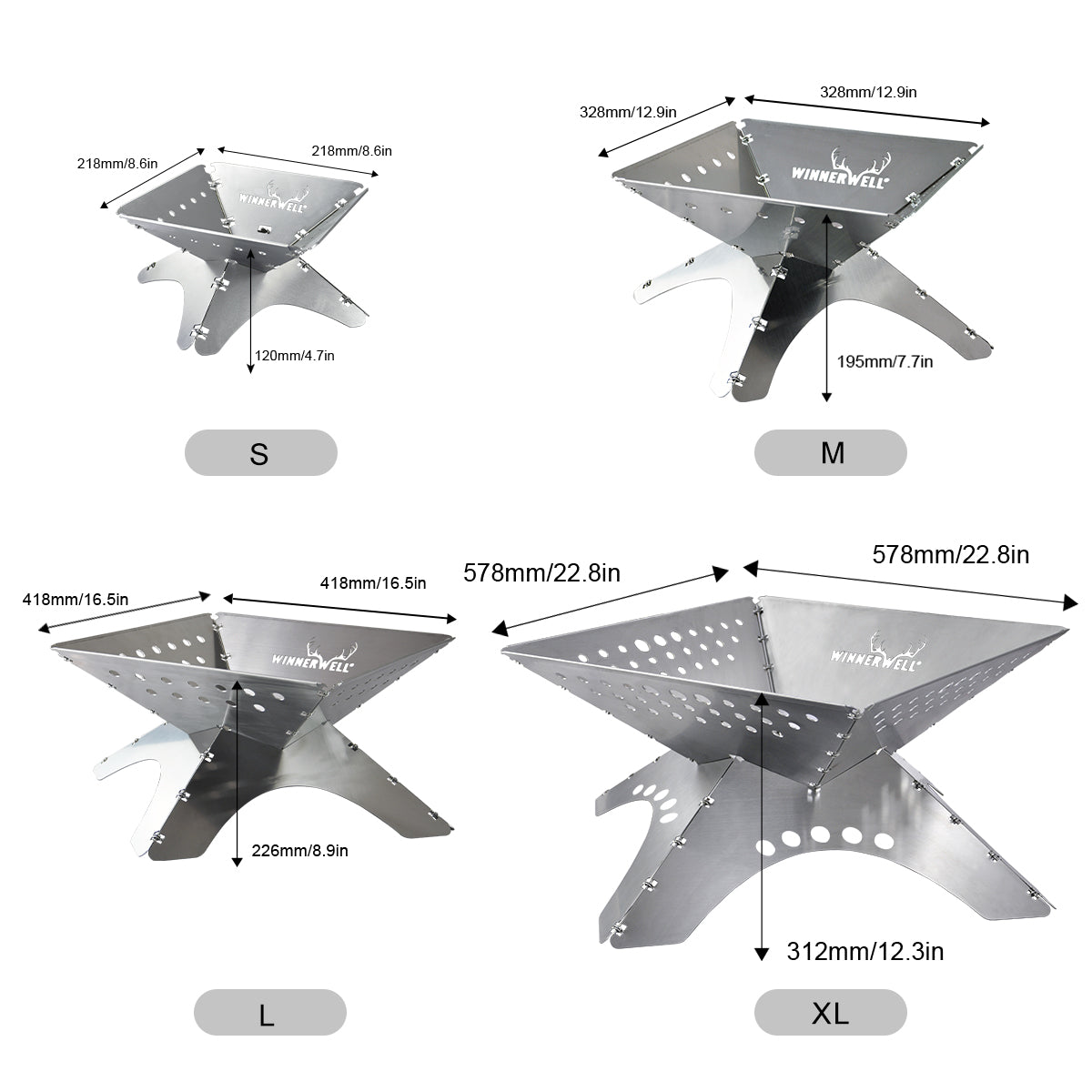 Winnerwell® Flat Firepit
