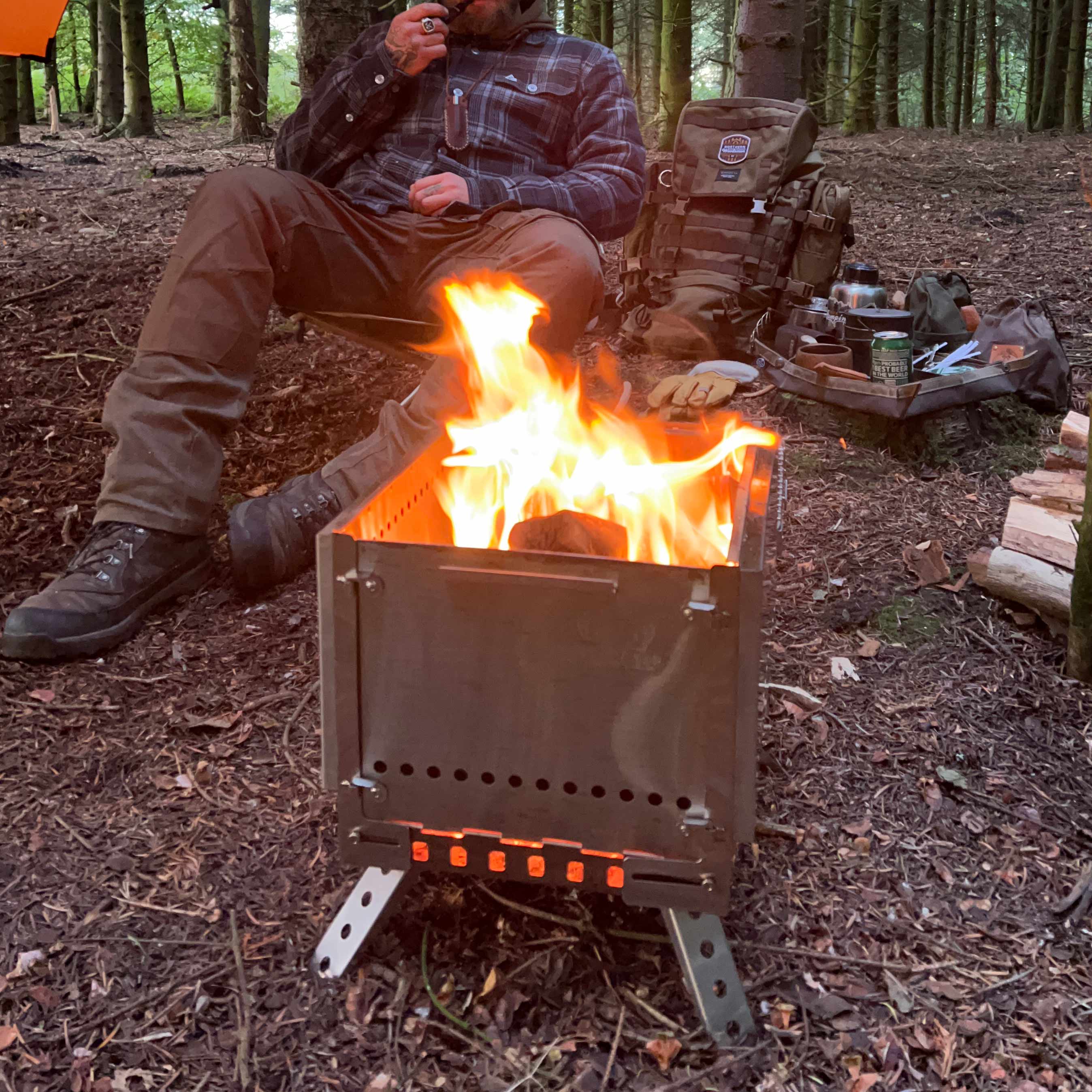 Winnerwell® Secondary Combustion Portable Grill Firepit