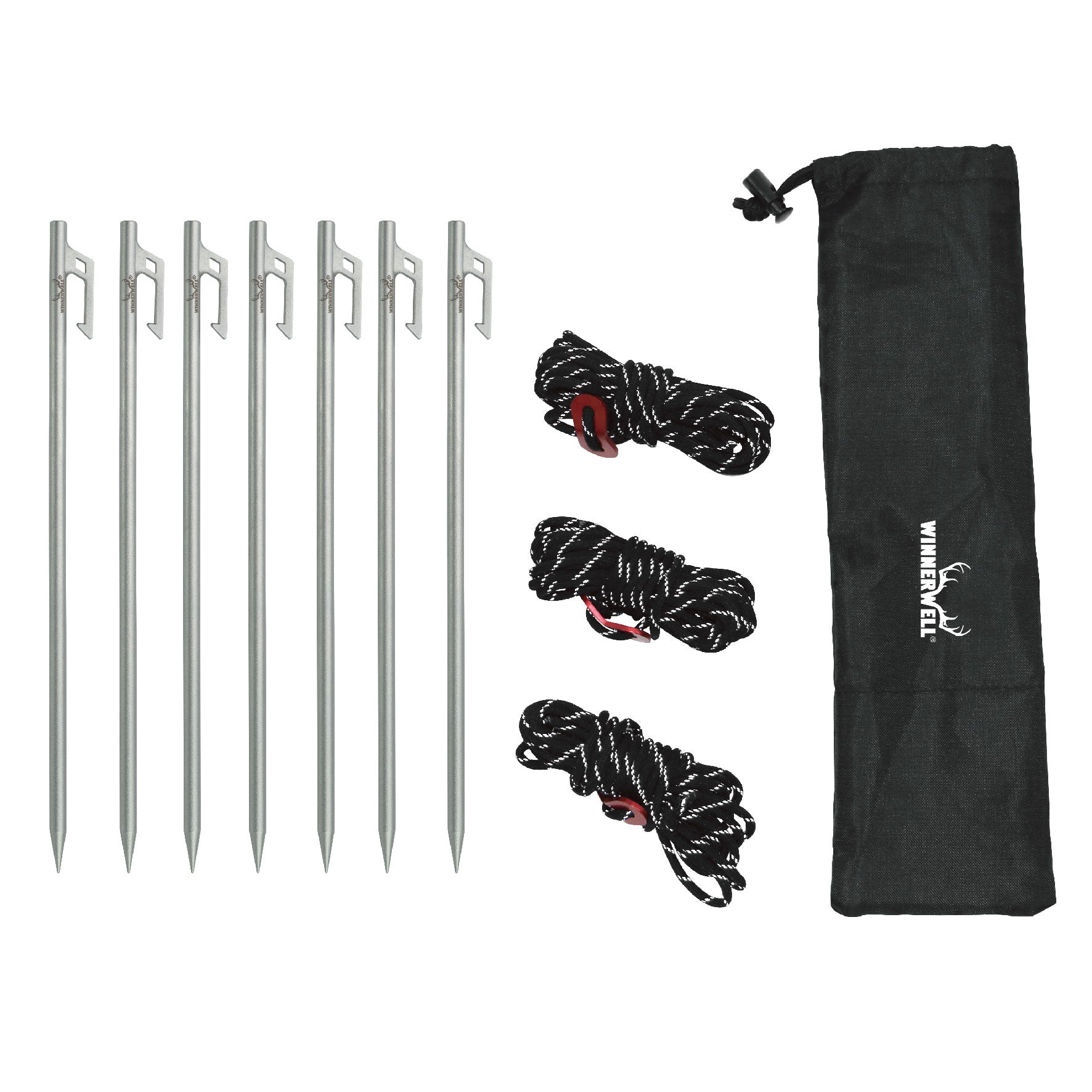 camping tent pegs Winnerwell® Guyline Peg Set