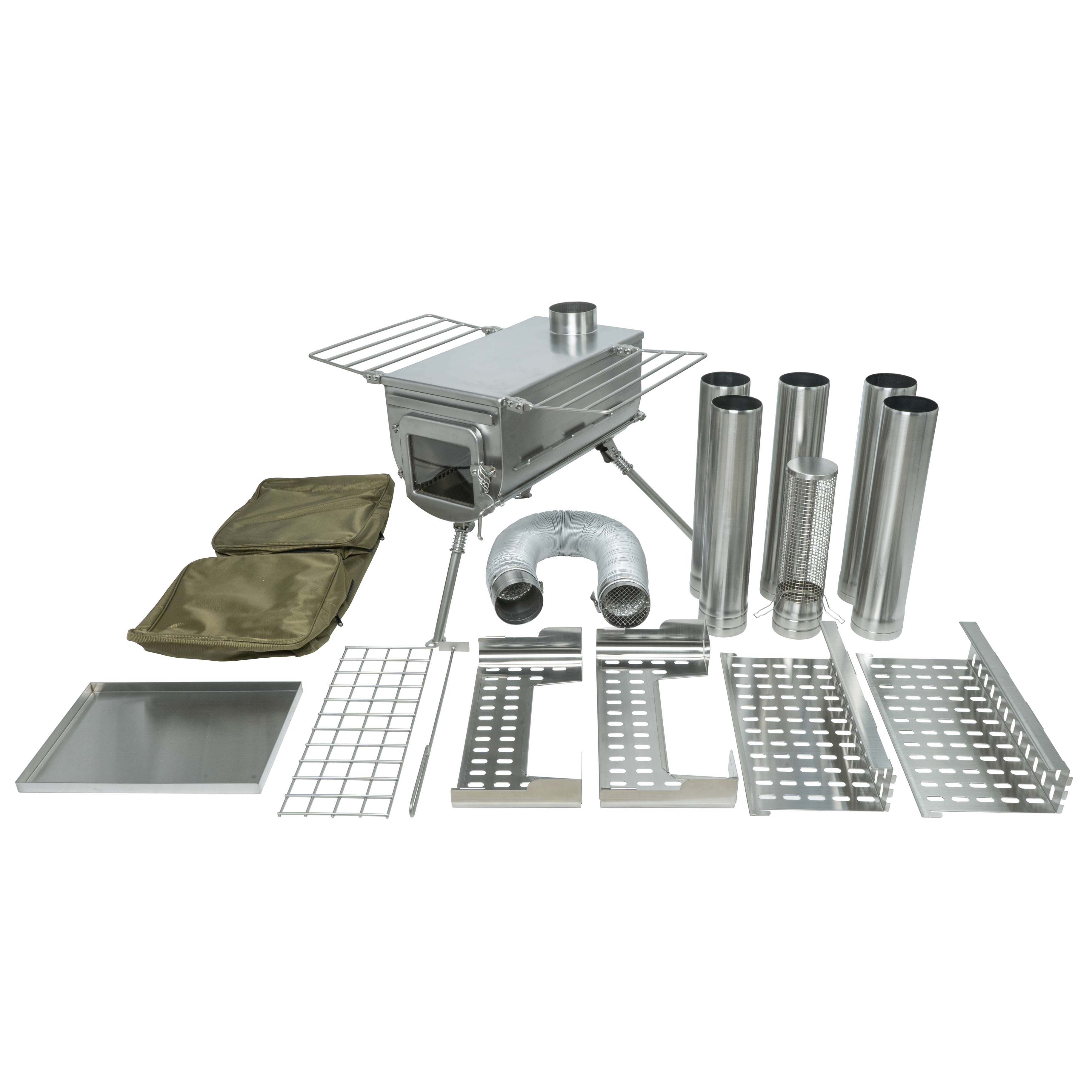 Pre-order: Winnerwell® Woodlander External Air Wood Burning Sauna Stove Package