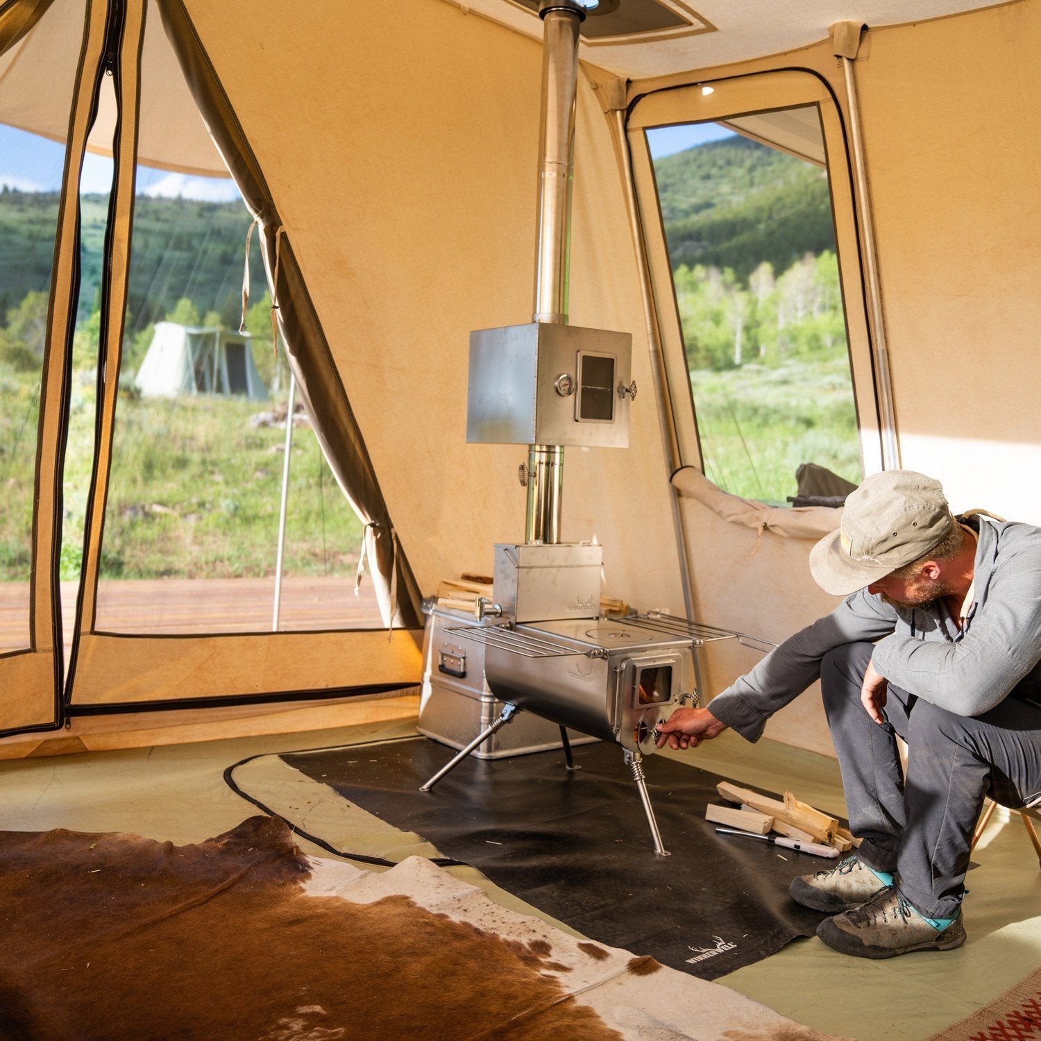 Winnerwell Woodlander 1G Cook Camping Stove Premium Outdoor