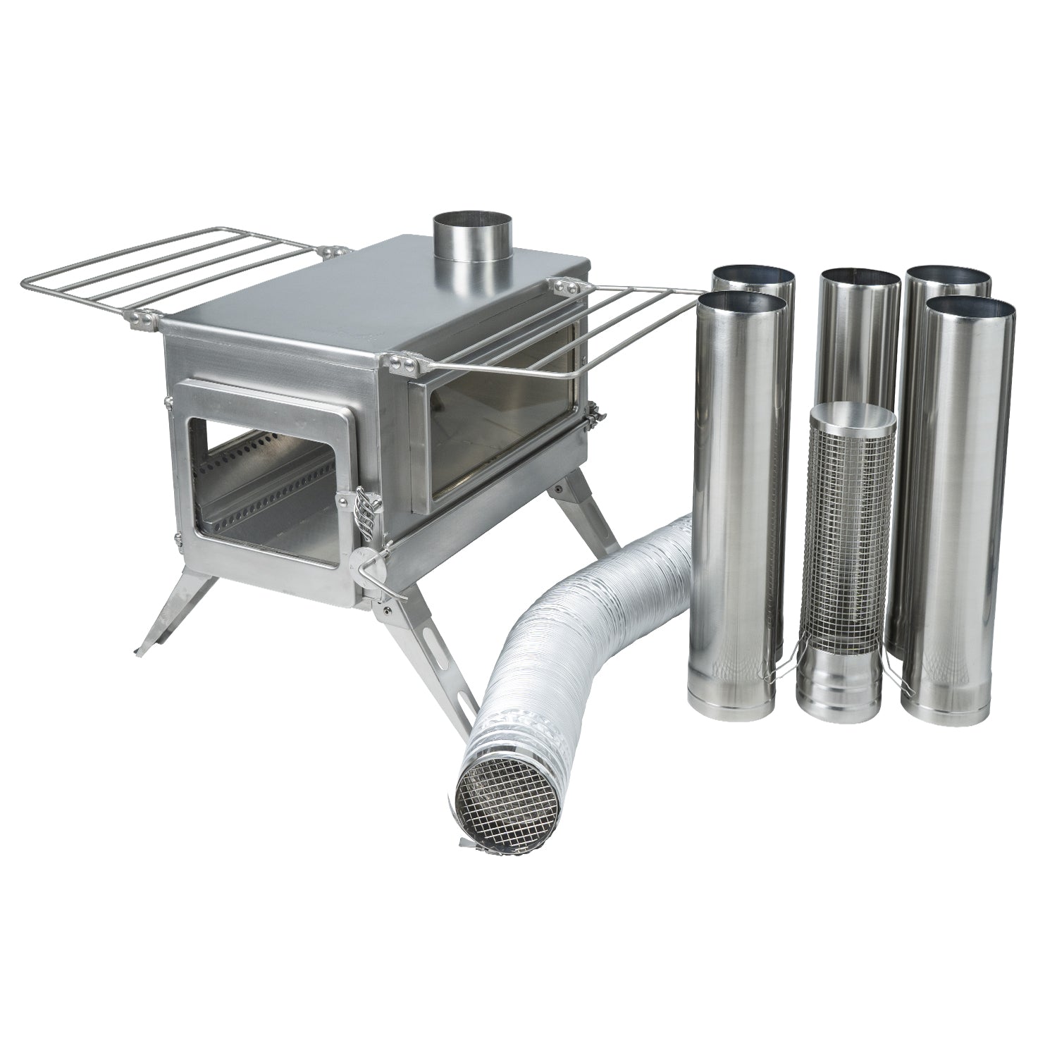 Winnerwell® Nomad PLUS Double View External Air Wood Burning Tent Stove