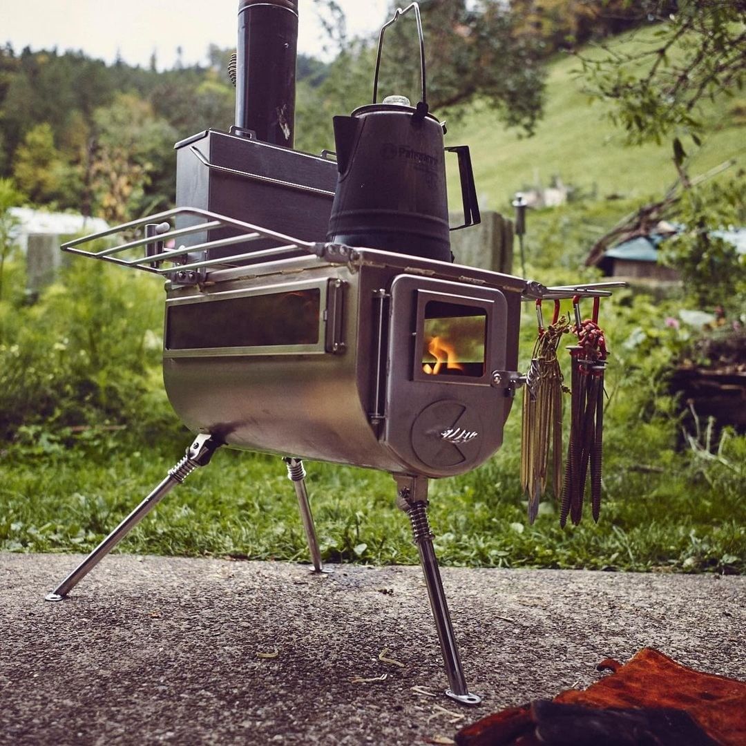 Winnerwell® Woodlander Double View 1G Cook Camping Stove