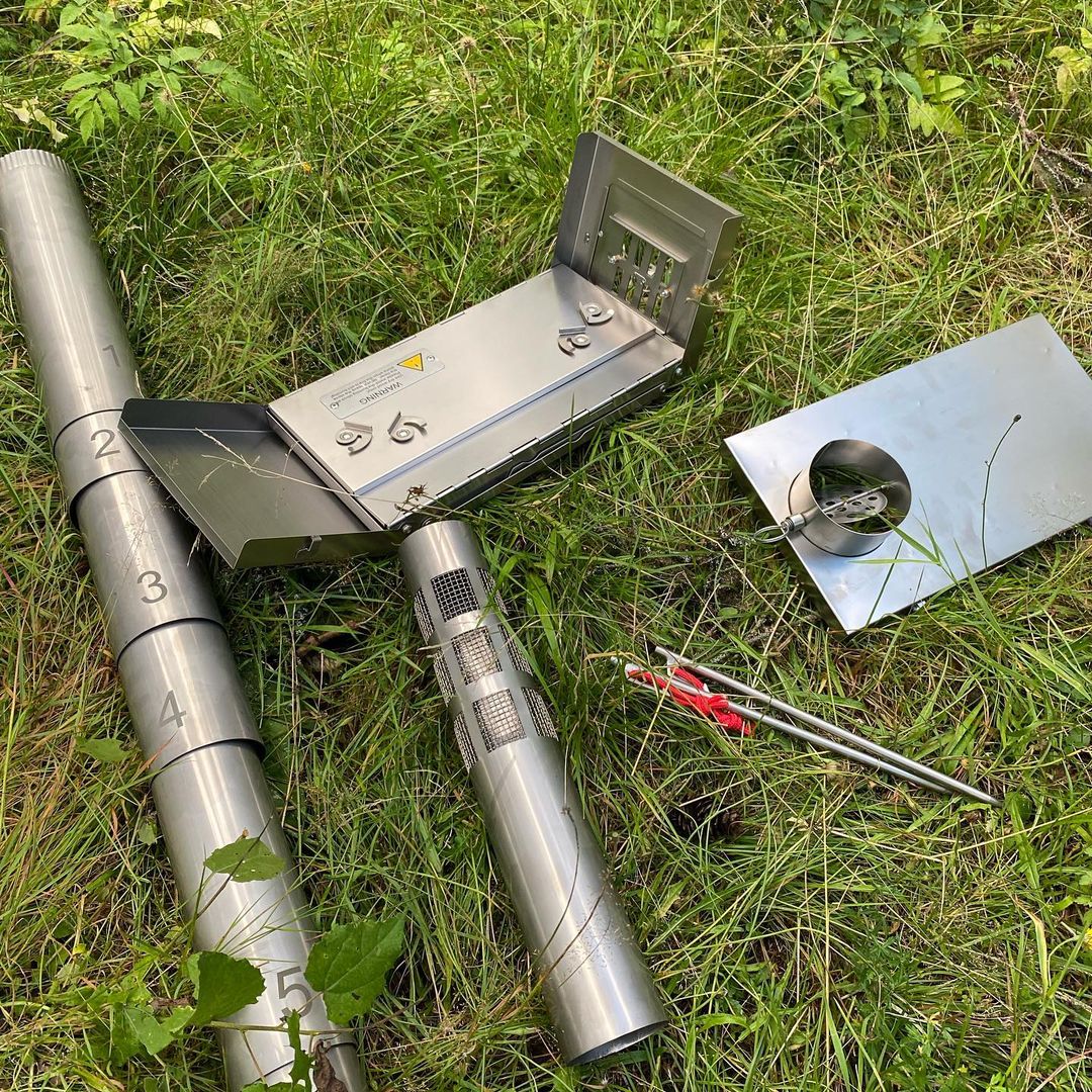 Winnerwell® Nested Pipe L set for Fastfold PLUS Titanium Nested Pipe L-sized Camping Stove