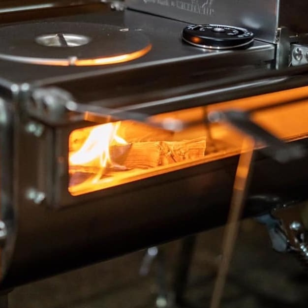 Winnerwell® Woodlander Double View 1G Cook Camping Stove