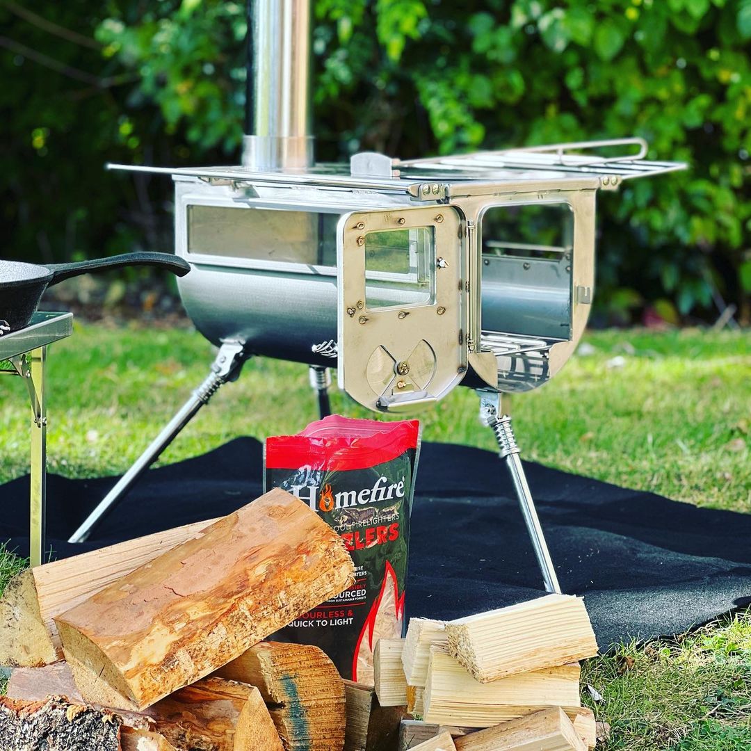 Winnerwell® Woodlander Double View 1G Cook Camping Stove