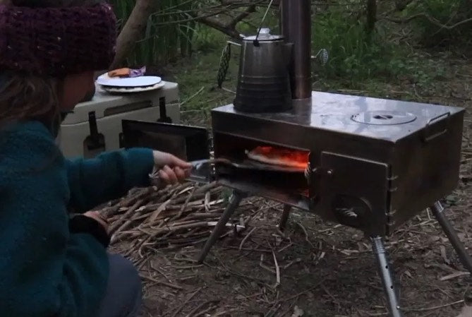 Winnerwell® Woodlander Wood Burning Pizza Oven Camping Stove
