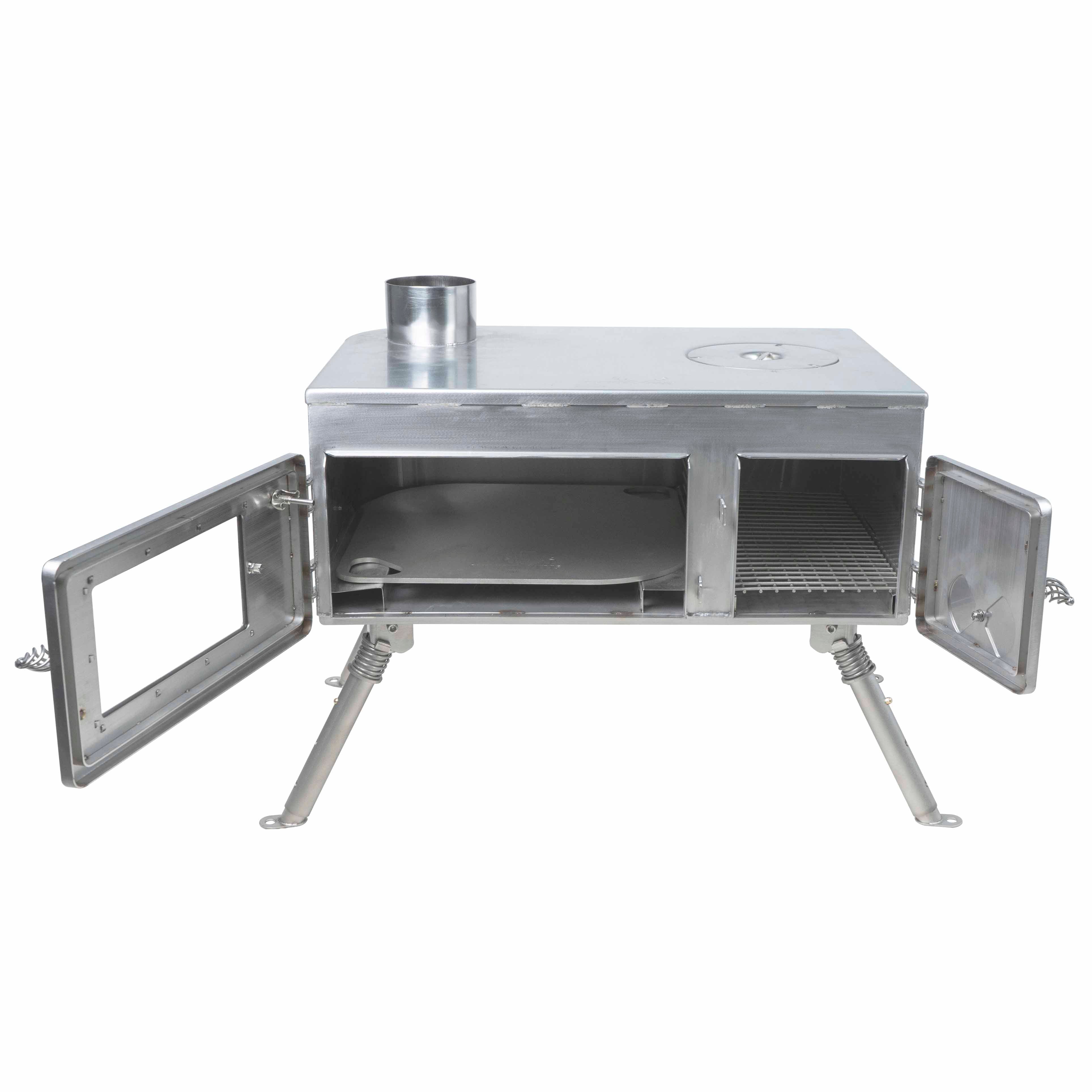 Winnerwell® Woodlander L-sized Pizza Oven Stainless Steel Pizza & Baking Stone