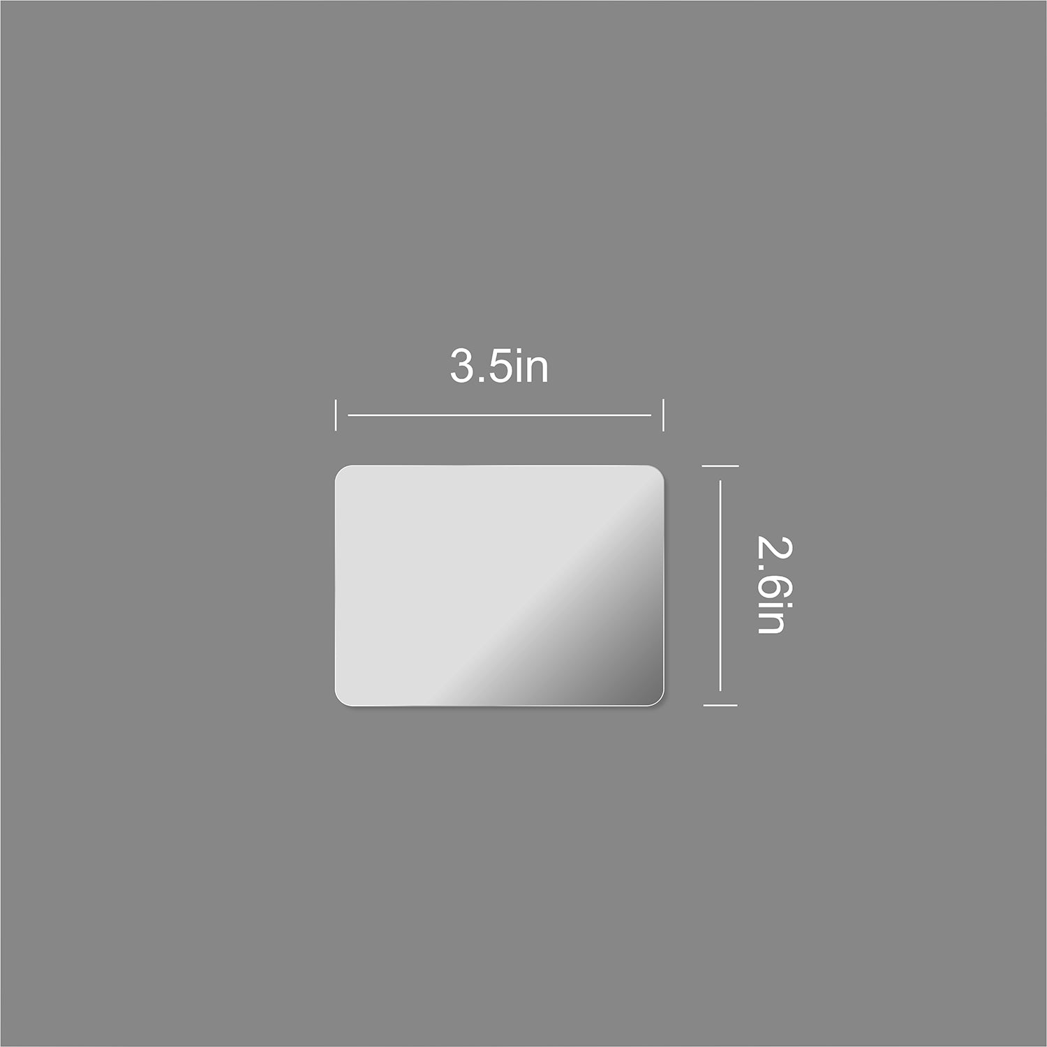 Winnerwell® 3.5"x2.6" Door Glass Replacement for Woodlander/Woodlander Double View 1G S&M, Nomad/Nomad View 1G S