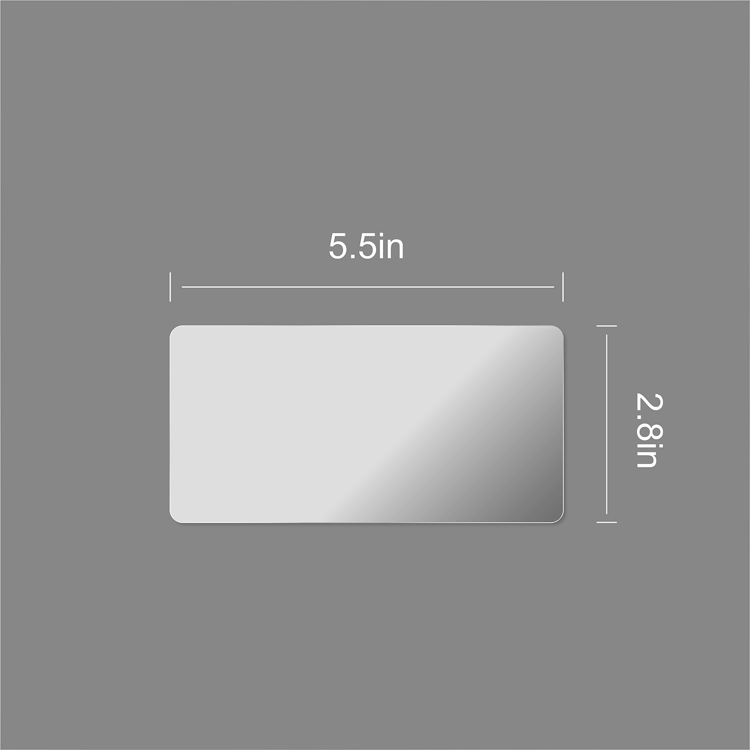 Winnerwell® 5.5"x2.8" Door Glass Replacement for Nomad/Nomad View 1G M, Pipe Oven 2.5"