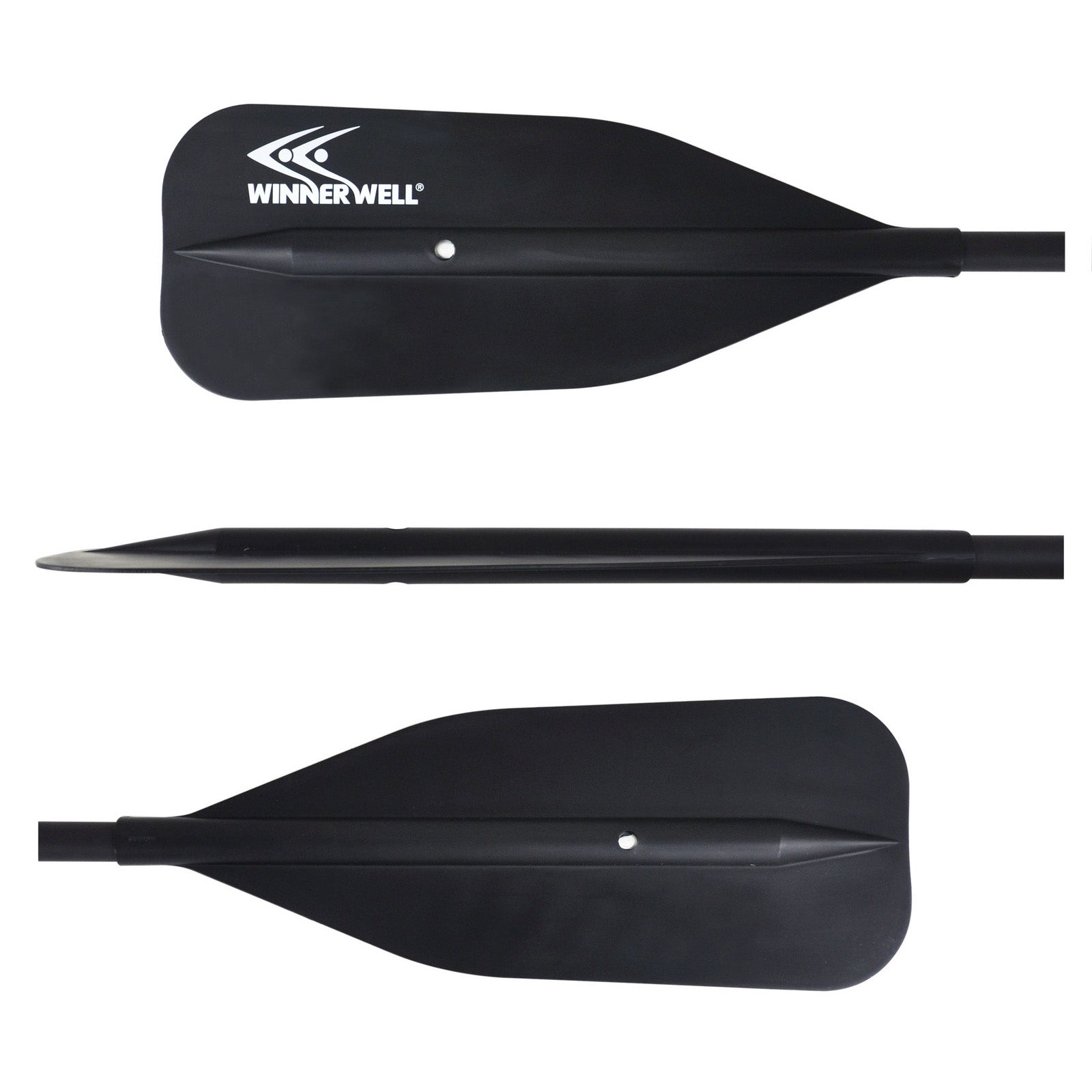 Winnerwell® Canoe Paddle Anodized Aluminum Shaft & PP Blade
