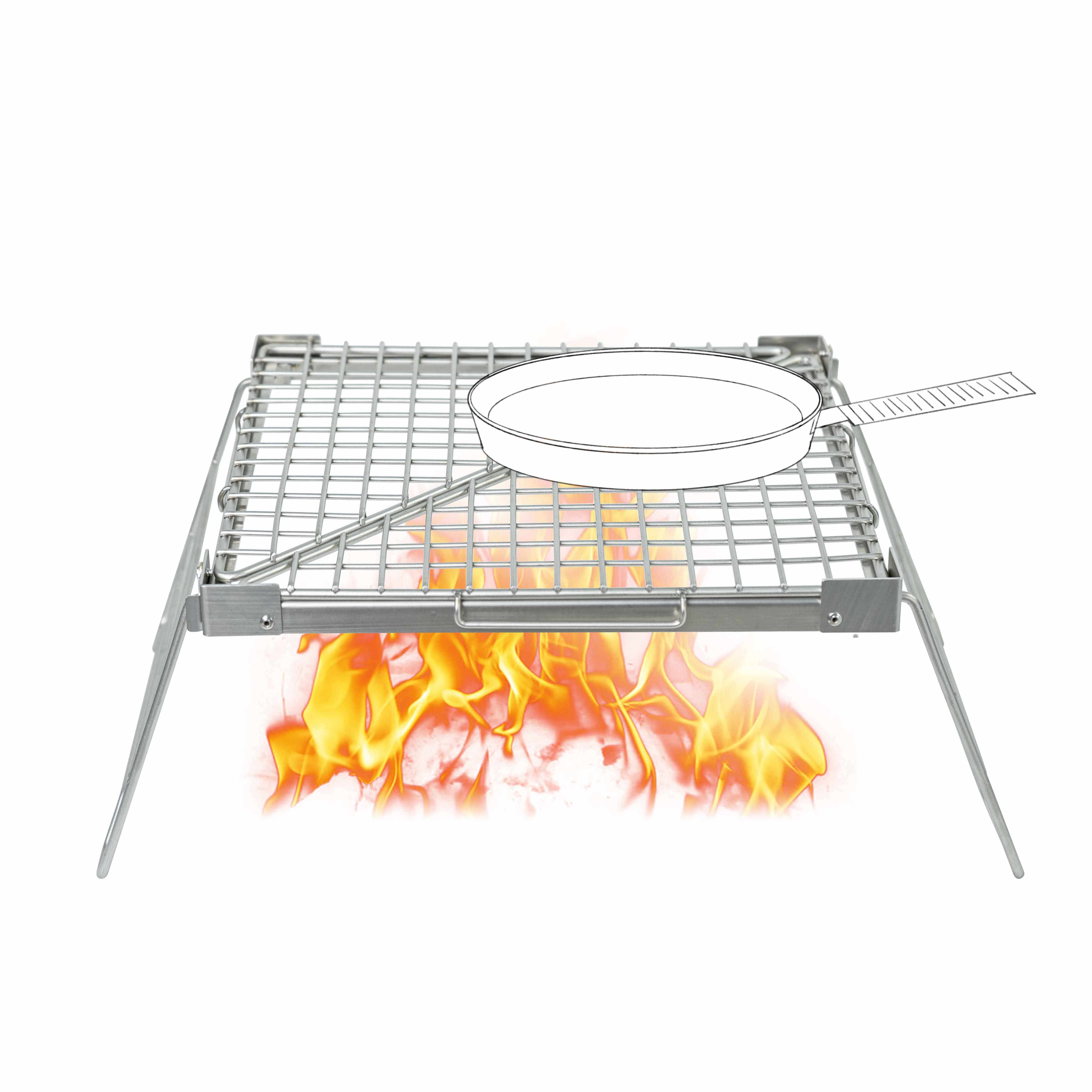 Winnerwell® Secondary Combustion Portable Grill Firepit