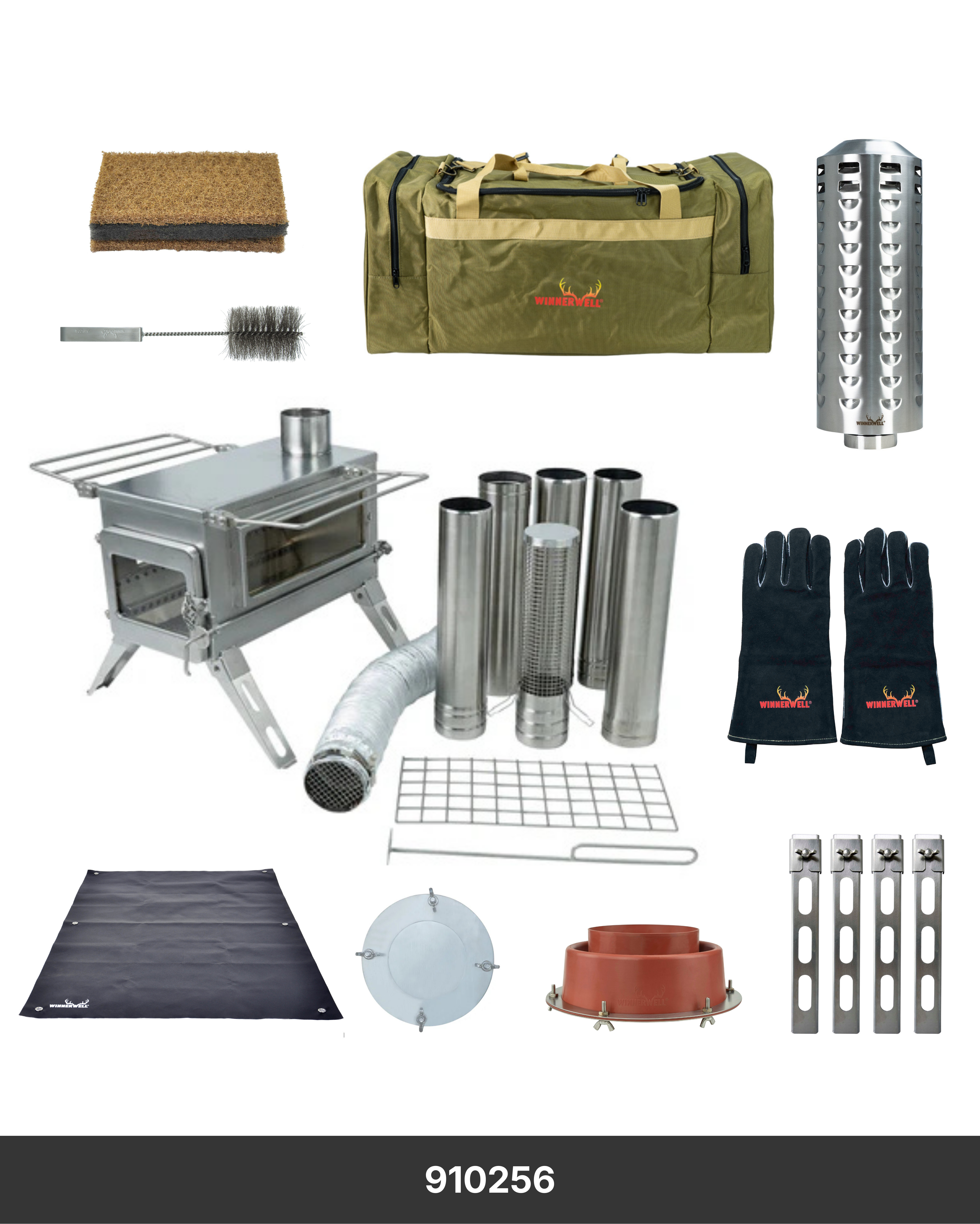 Nomad Stove External Air Stove Hot Tent Bundle – Large