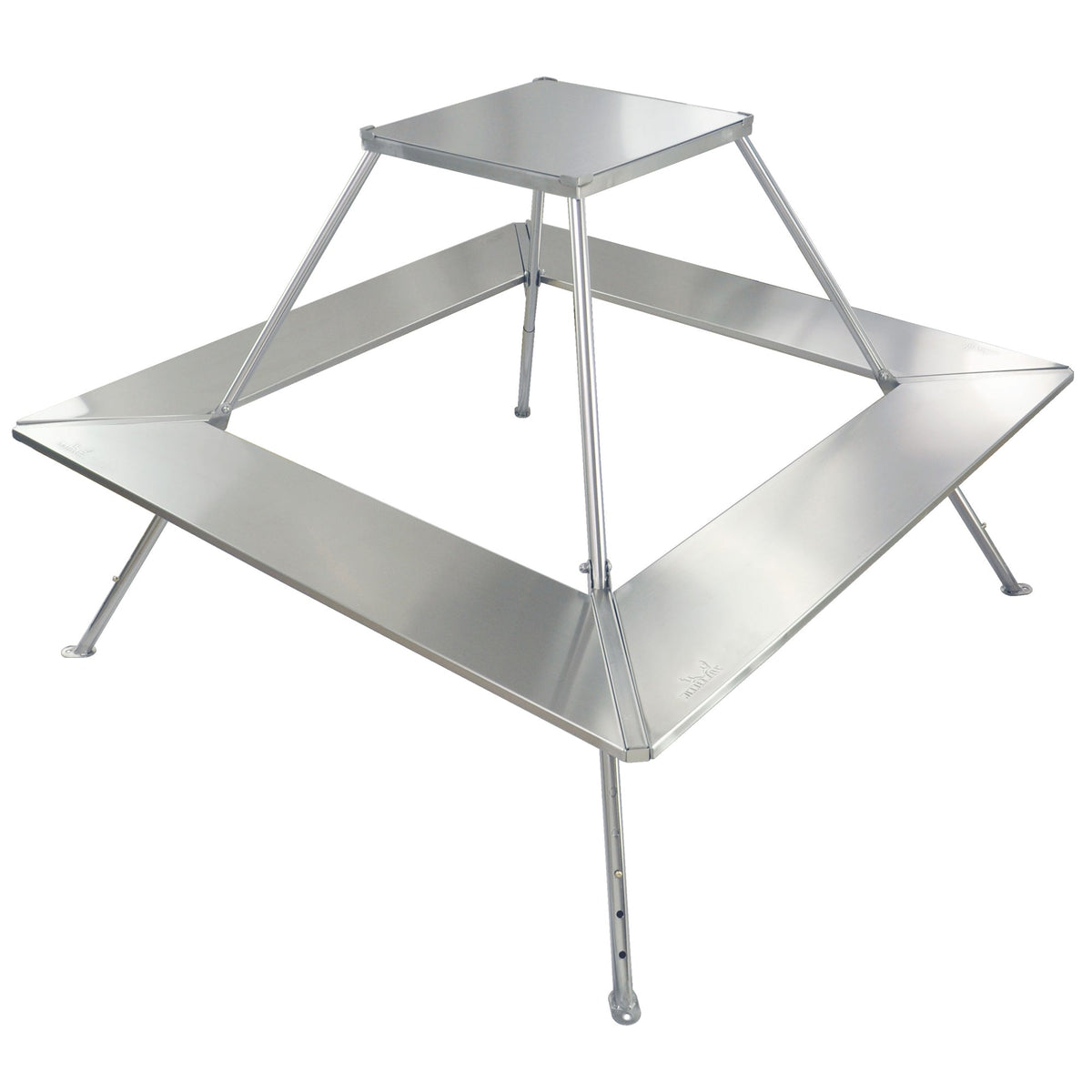 Winnerwell® Fire Guard Stove Table | Adjustable Outdoor Cooking ...