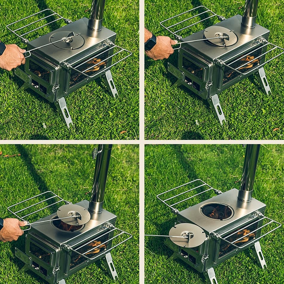 Winnerwell Nomad View Portable Wood Stove Hot Tent Camping Stove