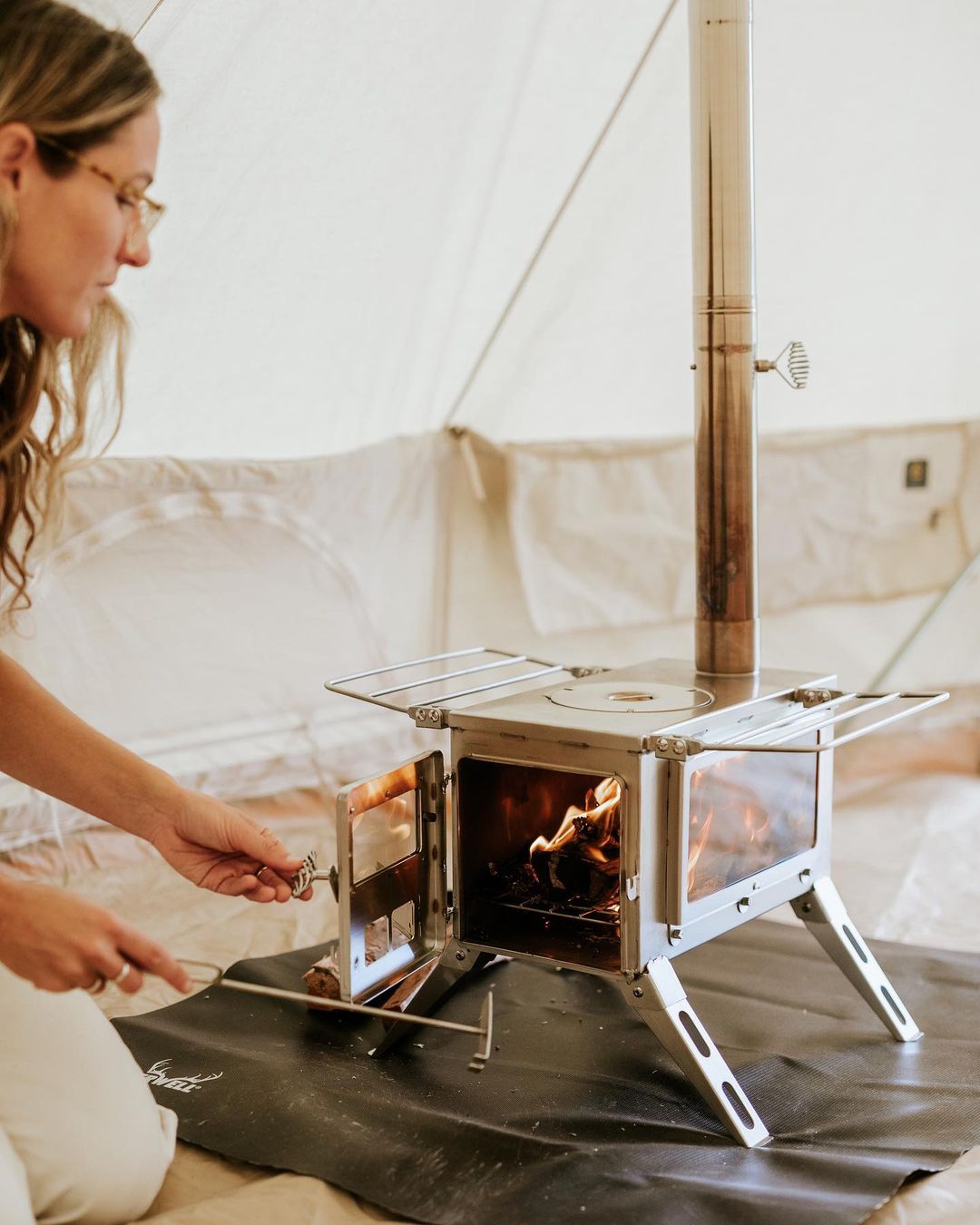 Winnerwell Nomad View Portable Wood Stove Hot Tent Camping Stove