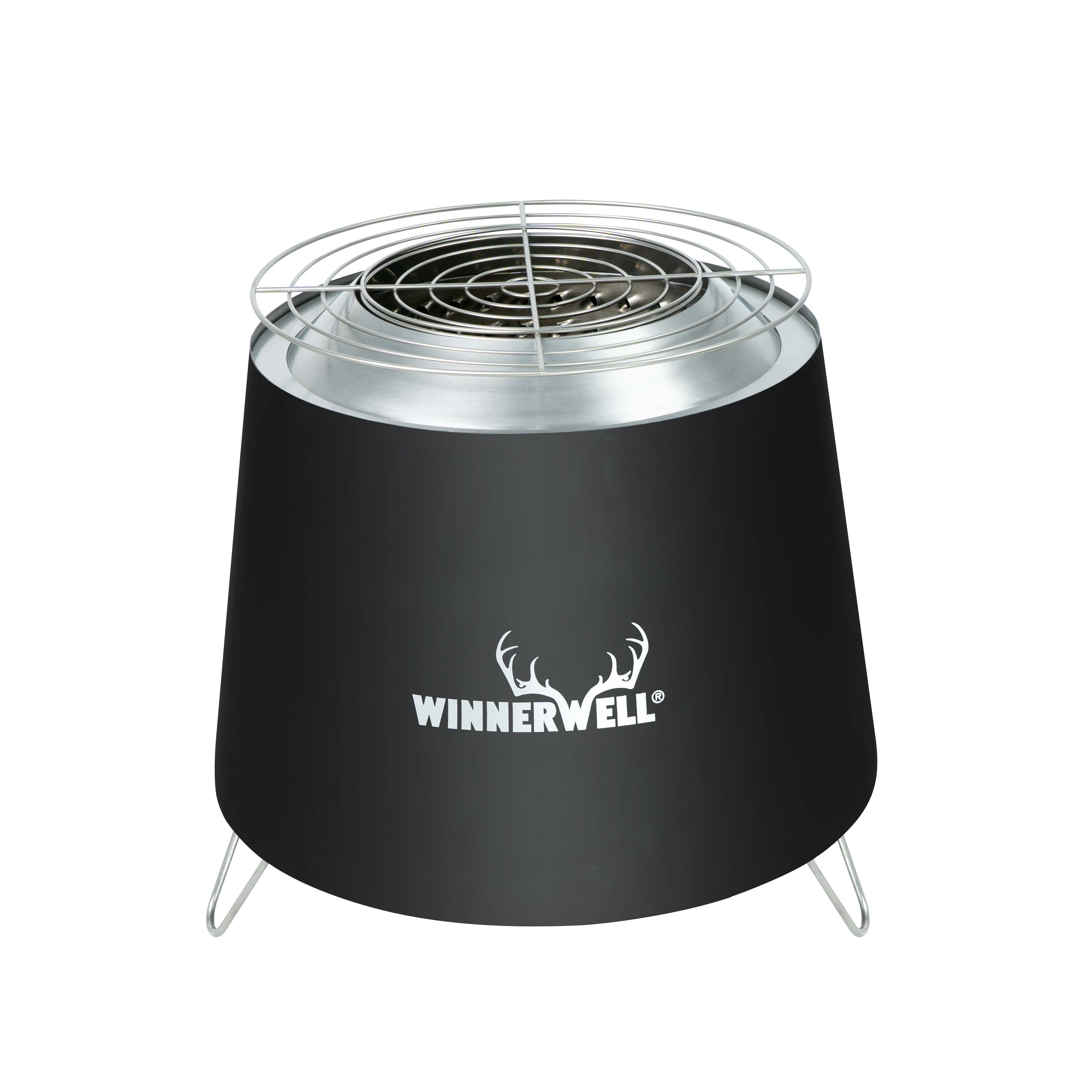 Winnerwell Tornado stainless steel fire pit wiith grill rack