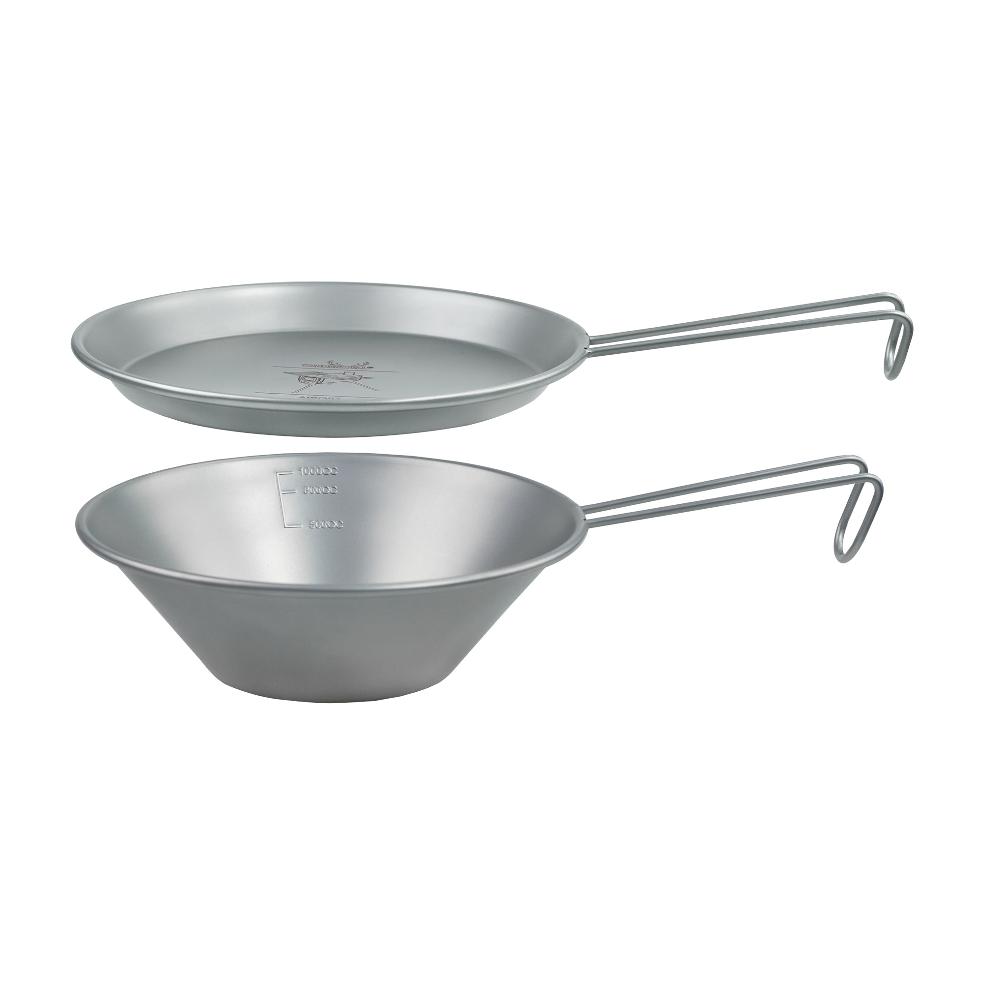 Winnerwell® Stainless Steel Sierra Cup Bowl & Plate Set