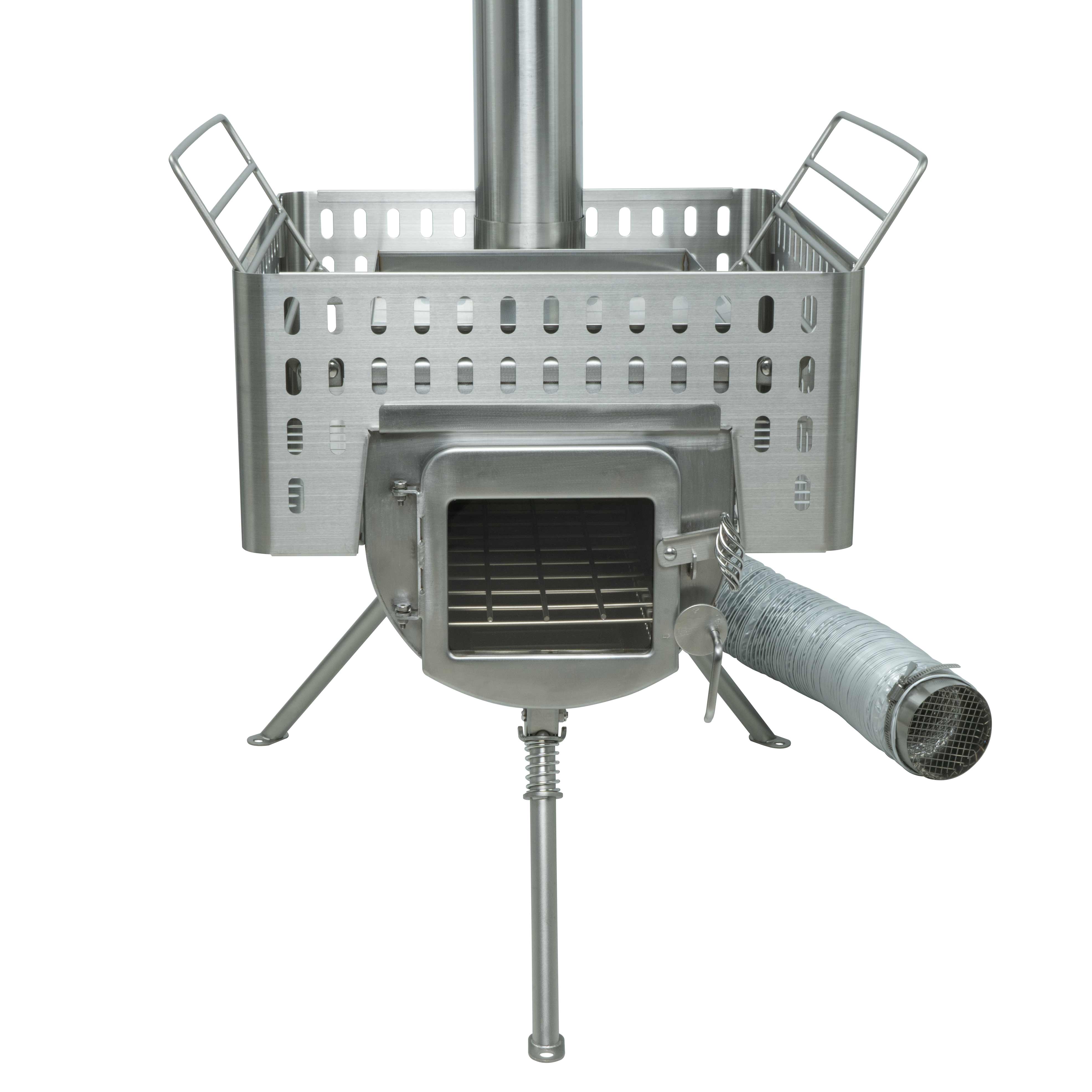 Pre-order: Winnerwell® Woodlander External Air Wood Burning Sauna Stove Package